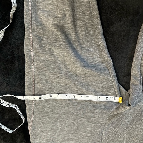 Athleta Gray Stretch Jogger Pants‎ with Ankle Zippers Women’s Medium - Picture 3 of 12